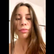 A pretty girl records herself shitting naturally while sitting on a toilet and looking at her phone. She stands up and shows us her product in the toilet bowl when done. Vertical format video. Over 1.5 minutes.